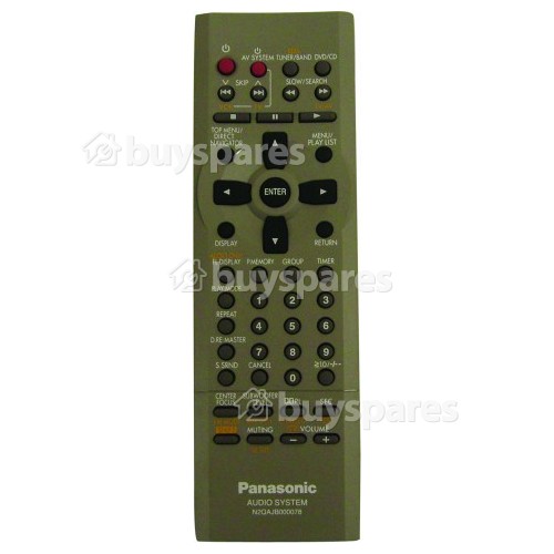 Panasonic N2QAJB000078 Remote Control