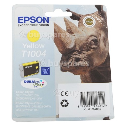 Epson Genuine T1004 Yellow Ink Cartridge