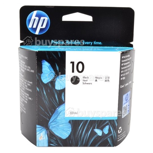 Hewlett Packard 1200 Genuine No.10 Black Ink Cartridge (C4844A)