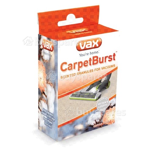 CarpetBurst™ Granulés Parfumés Coton Frais Pour Aspirateur Vax