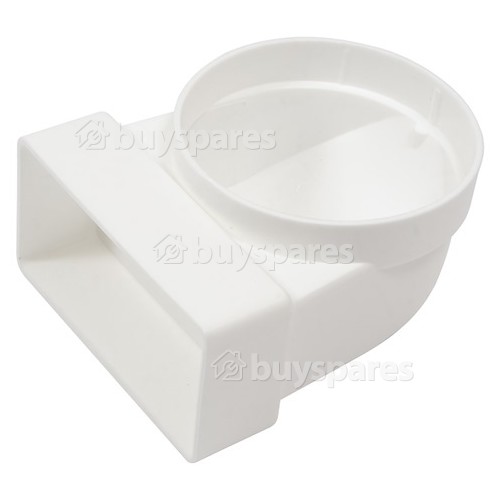 BTD Female Elbow Bend Vent Ducting: 90 Deg - 110mm X 54mm