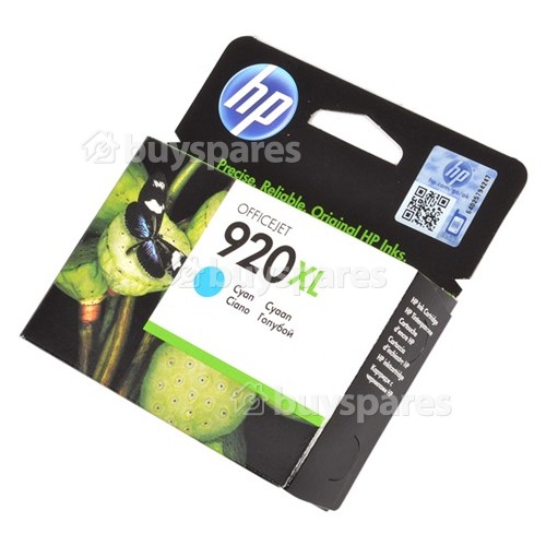 Hewlett Packard Genuine No.920XL Cyan Ink Cartridge (CD972AE)