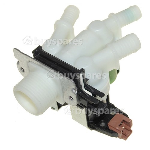 Electrolux Group Cold Water Triple Solenoid Inlet Valve : 180Deg. With Protected (push) Connectors