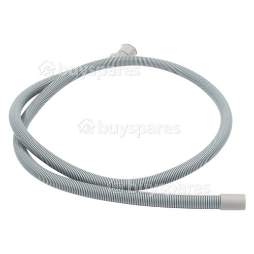 Monetti 2mtr. Drain Hose 17mm End With Slight Angle End 30mm, Internal Dia.s'