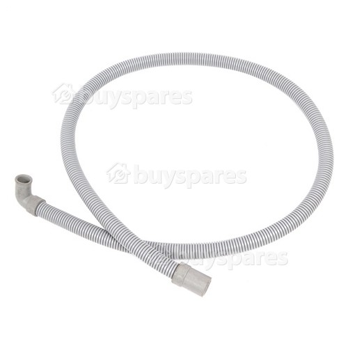 CZ51065 1.28Mtr. Drain Hose Straight 19mm With Right Angle End 16mm Internal Dia's.