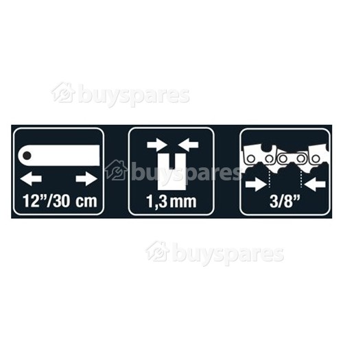 Einhell BRO014 30cm (12") 45 Drive Link Chainsaw Bar