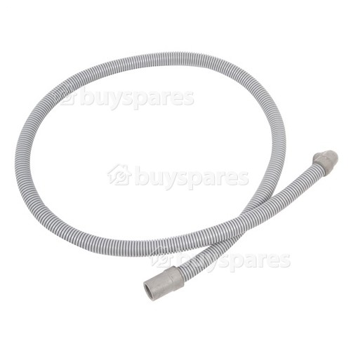 CZ51065 1.28Mtr. Drain Hose Straight 19mm With Right Angle End 16mm Internal Dia's.