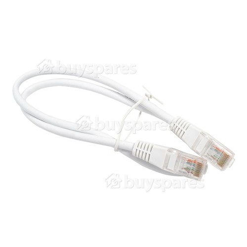 Câble Ethernet Blanc CAT5E 0,5M