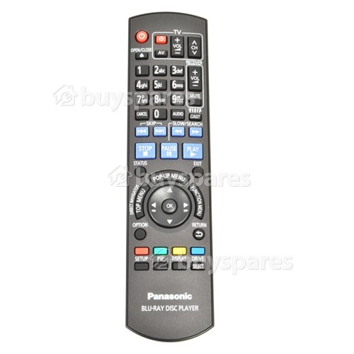 Panasonic N2QAYB000509 Blu-Ray Player Remote Control