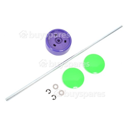 Dyson DC03 Absolute + Zorb (Purple/Lime) Wheel Kit