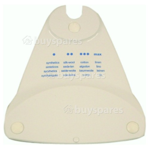 Kenwood Rear Cover With Rubber Feet With Blue Printing