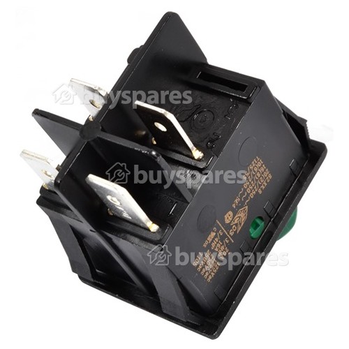 Numatic Green ON/OFF Rocker Switch : 4TAG