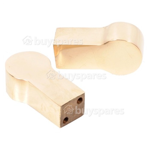 Falcon Door Handle Kit - Pkr- Brass