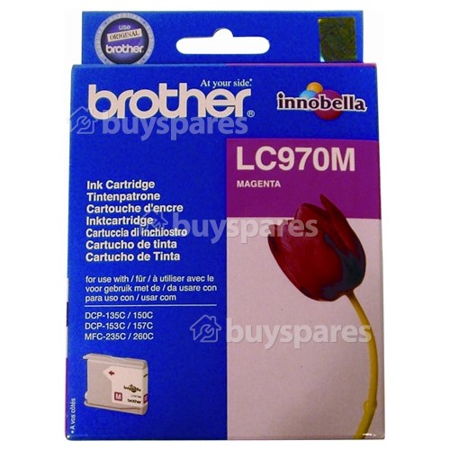 Brother DCP-135C Genuine LC970M Magenta Ink Cartridge