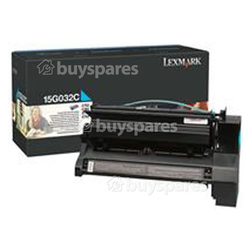 Lexmark Original 15G032C Tonerkassette Mit Hoher Ergiebigkeit Cyan