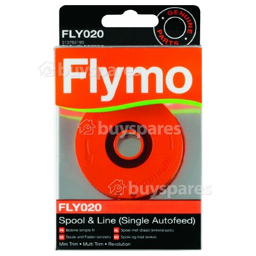 Carrete Y Línea De Cortabordes - FLY020 - Autoalimentación - Para Multi Trim Inalámbrico CT250, CT250X Flymo