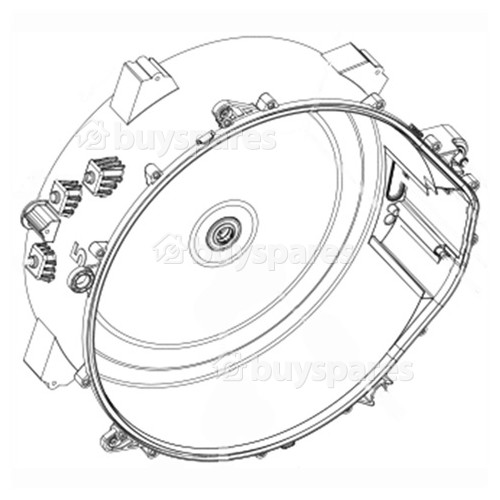 Samsung WF8602NGW Rear Tub Assembly