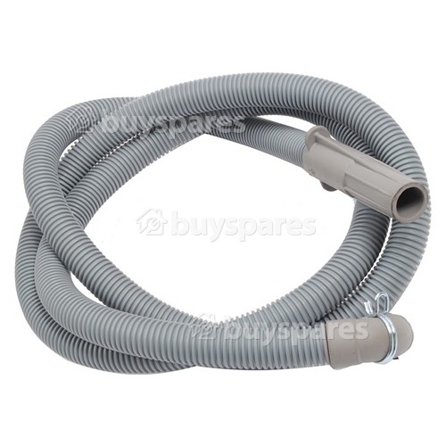 AEG 2.36Mtr. Drain Hose Long Straight 21mm To Right Angle End 22mm Iinternal DIA'S.