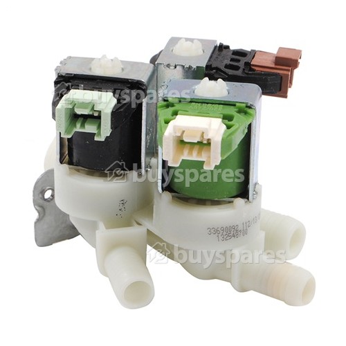 Electrolux Group Cold Water Triple Inlet Solenoid Valve : 180Deg. With Protected (push) Connectors