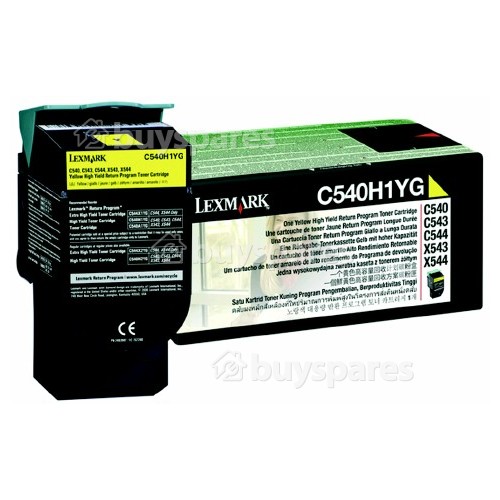 Lexmark Genuine C540H1YG Yellow Toner Cartridge