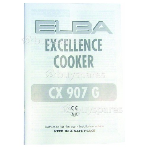 Elba Instruction Book CX907G
