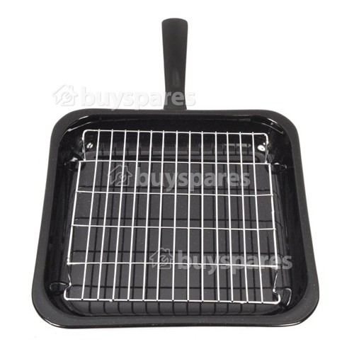 Caravan Universal Grill Pan 285x275mm With Handle & Grid