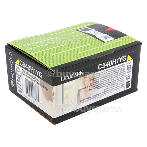 Lexmark Genuine C540H1YG Yellow Toner Cartridge