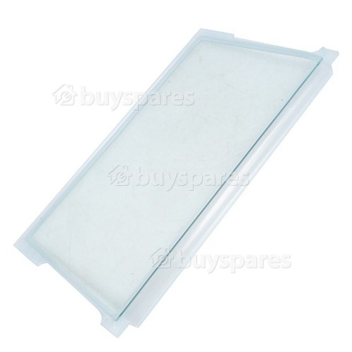 Philips Whirlpool Fridge Upper Glass Shelf Assembly : 492x305x22mm