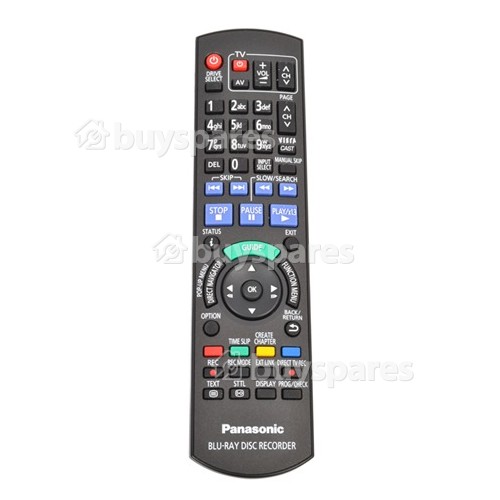 Panasonic N2QAYB000337 Blu-Ray Player Remote Control