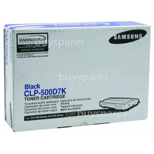 Samsung Genuine CLP500D7K Black Toner Cartridge