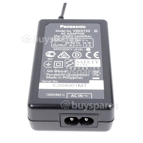 Panasonic VSK0733A AC Adaptor