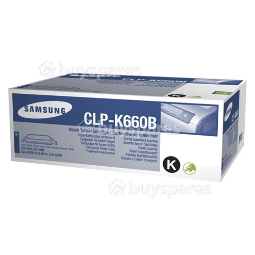 Samsung CLP-610 Genuine CLP-K660B Black Toner Cartridge