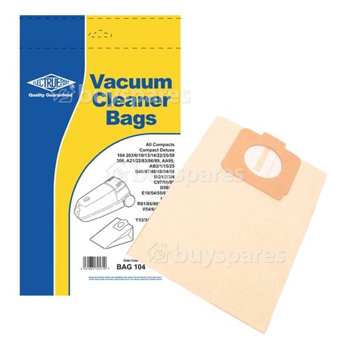 Sacs Aspirateur B01 ( Paquet De 5 ) - BAG104 - SIS