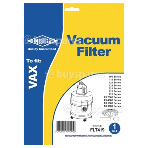 5 Sacchetti /& Filtro impostato per Vax 2000 4000 5000 6000