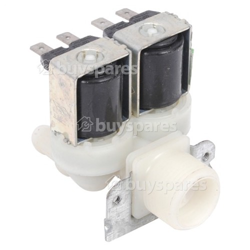 Daewoo Cold Water Double Solenoid Inlet Valve : 180Deg. With 12 Bore Outlets