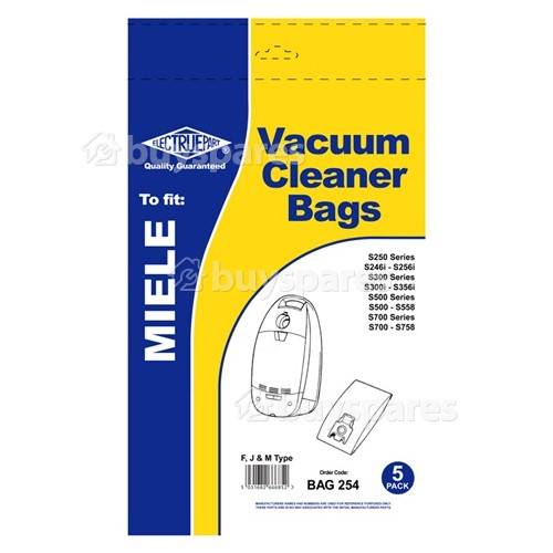 Miele S718 F/J/M Dust Bag (Pack Of 5 