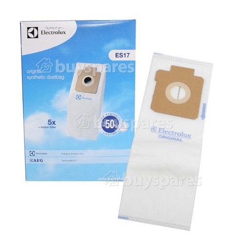 Electrolux Group ES17 Synthetik-Staubbeutel & Filter Kit (5er Packung)