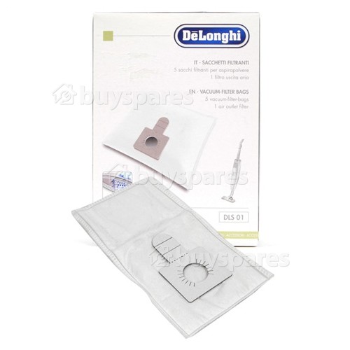 Delonghi DLS01 Bag:Paper Comes With Filter (Pack Of 5)