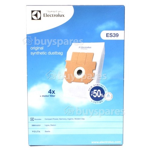 Electrolux ES39 / E39N Synthetic Bag - Box Of 4