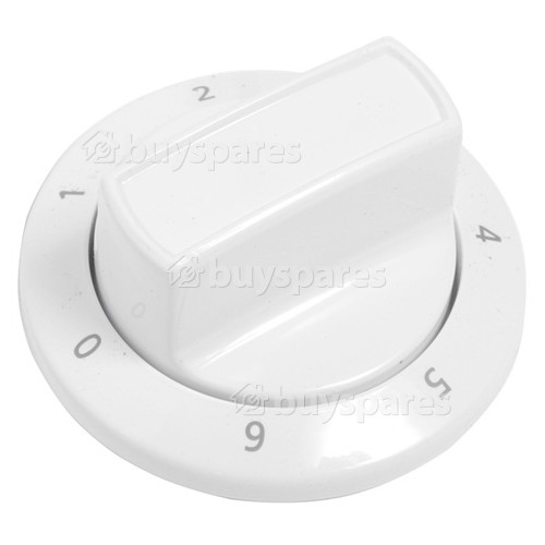 Bouton De Commande Pour Plaque De Cuisson - Blanc - Blanco