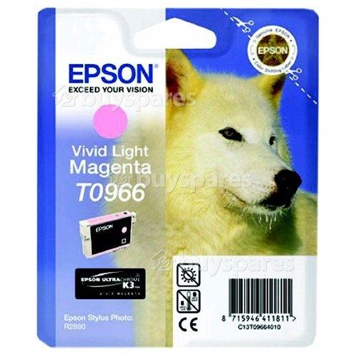 Epson Genuine T0966 Light Magenta Ink Cartridge