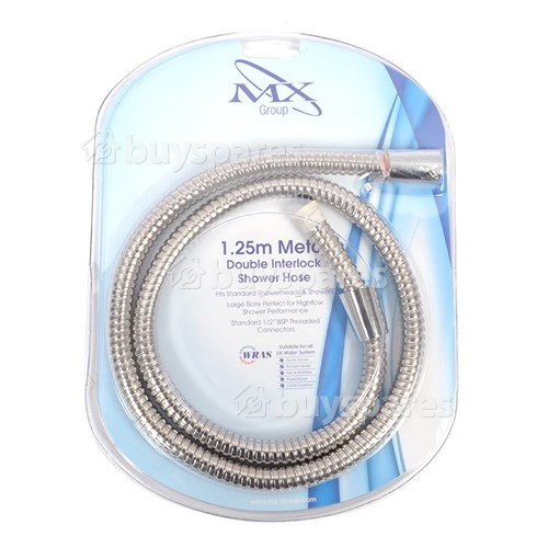 Stainless Steel Shower Hose - 1.25M