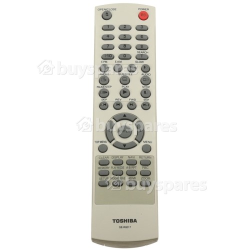 Toshiba SD370EKB SER0217 Remote Control