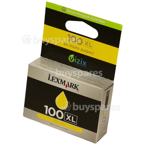 Lexmark Original 100XL Tintenpatrone Mit Hoher Ergiebigkeit - Gelb - 14N1071E