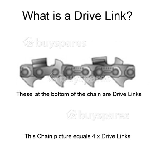 Homelite CHO030 40cm (16") 59 Drive Link Chainsaw Chain