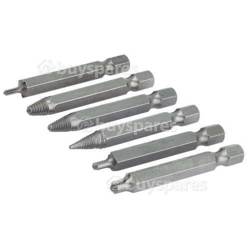 Rolson 6 Piece Screw & Bolt Remover