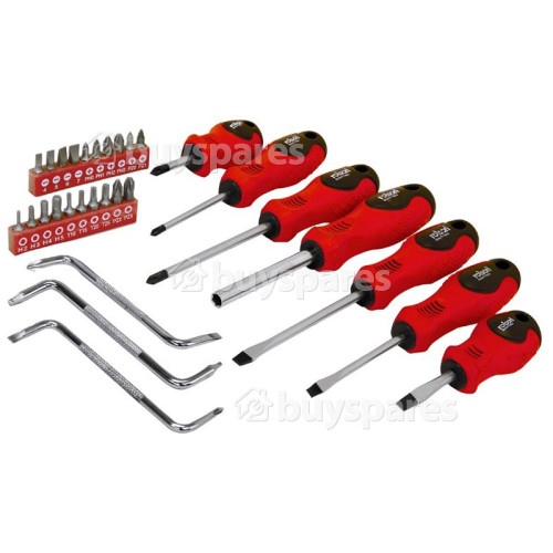 Rolson Tools 30 Piece Screwdriver & Bit Set