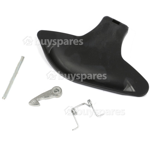 Merloni (Indesit Group) Door Handle Kit Black | BuySpares 