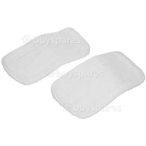 Tampons De Rechange Pour Balai Vapeur Black+Decker - Lot De 2 - Technologie Easy-Glide - Lavables 100+ Fois