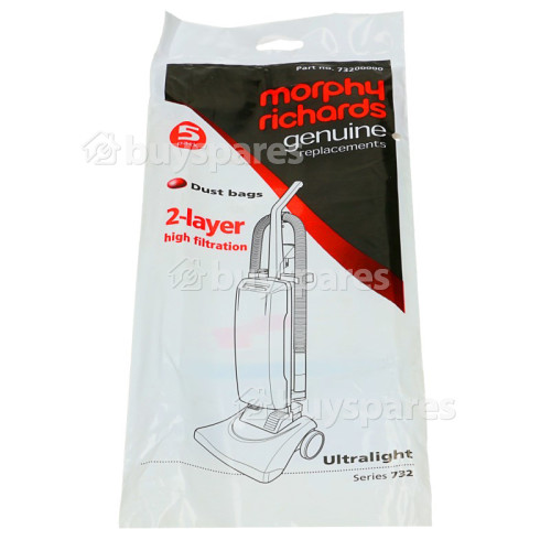 Morphy Richards Dust Bag (Pack Of 5)